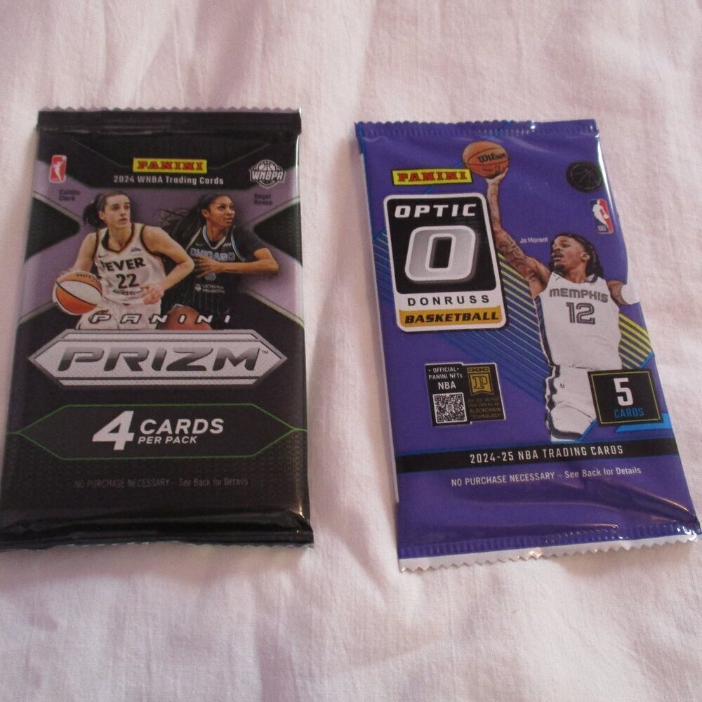 Assorted Lot of Basketball and Football Cards Sealed SINGLE PACKS